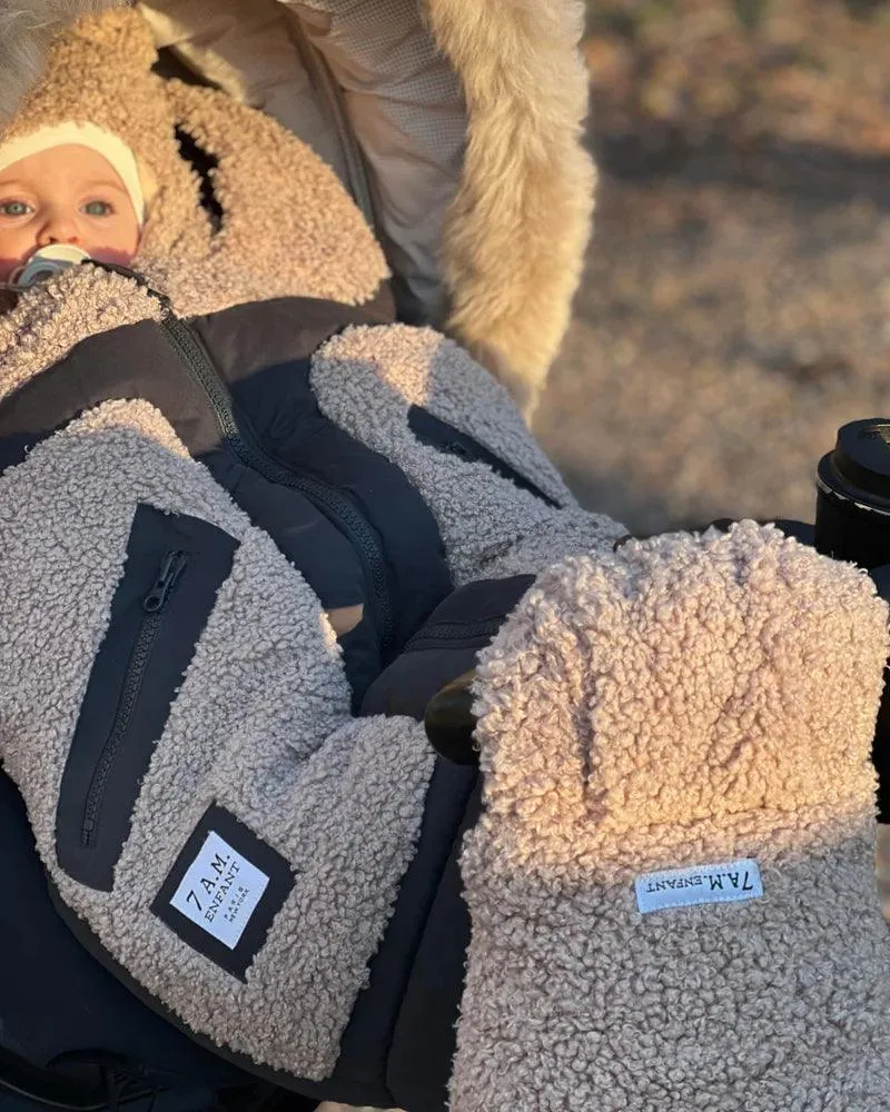 7 A.M. Stroller Blanket 212 Evolution - Teddy Appliqu (6m-4T)