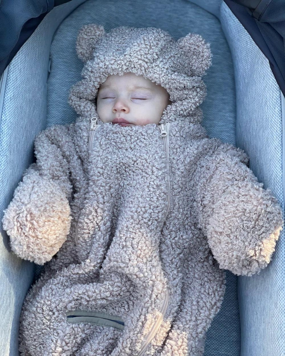 7 A.M Bunting Bb - Teddy Baby Sac - 3-6m (One size)
