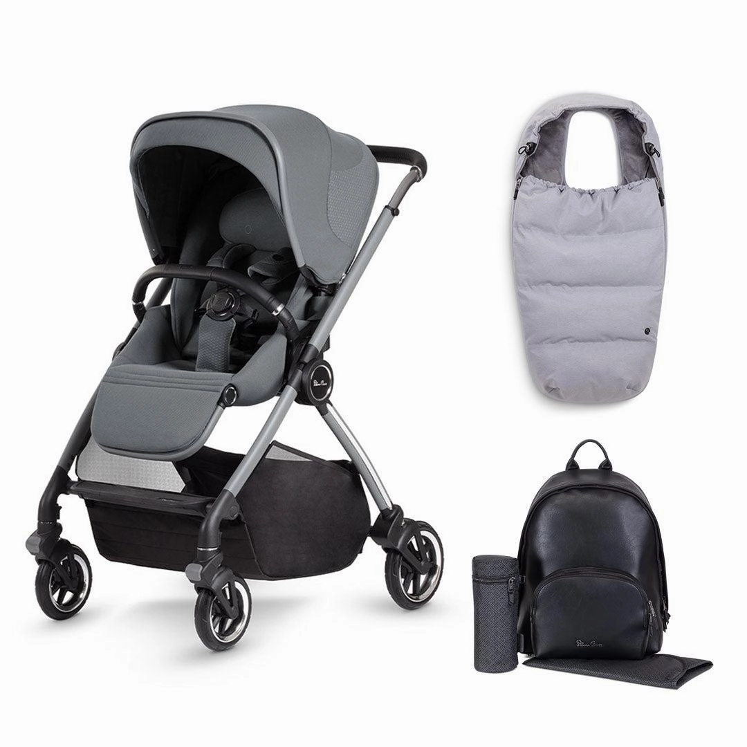 [Preloved] Silver Cross Dune Pushchair - Glacier