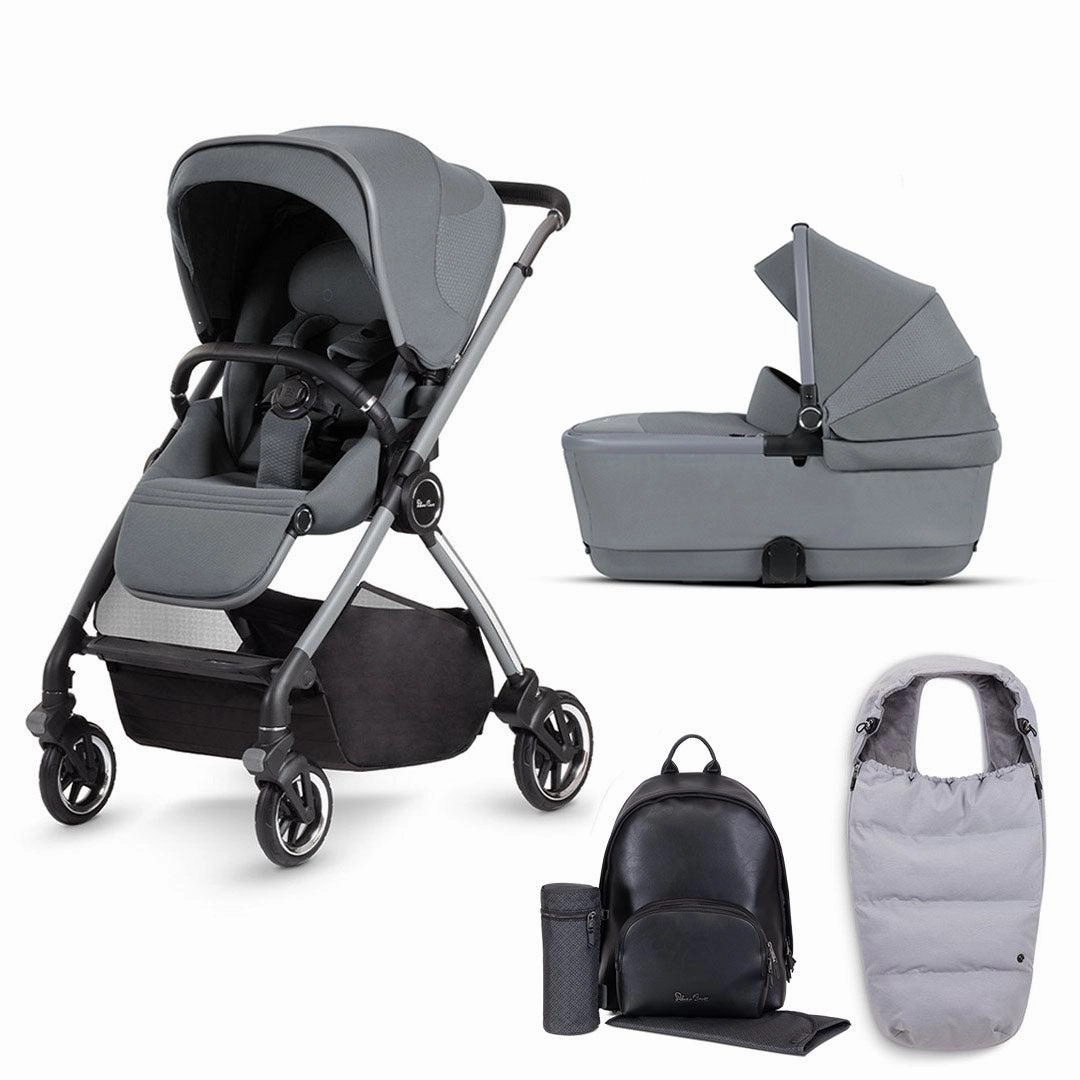 [Preloved] Silver Cross Dune Pushchair - Glacier