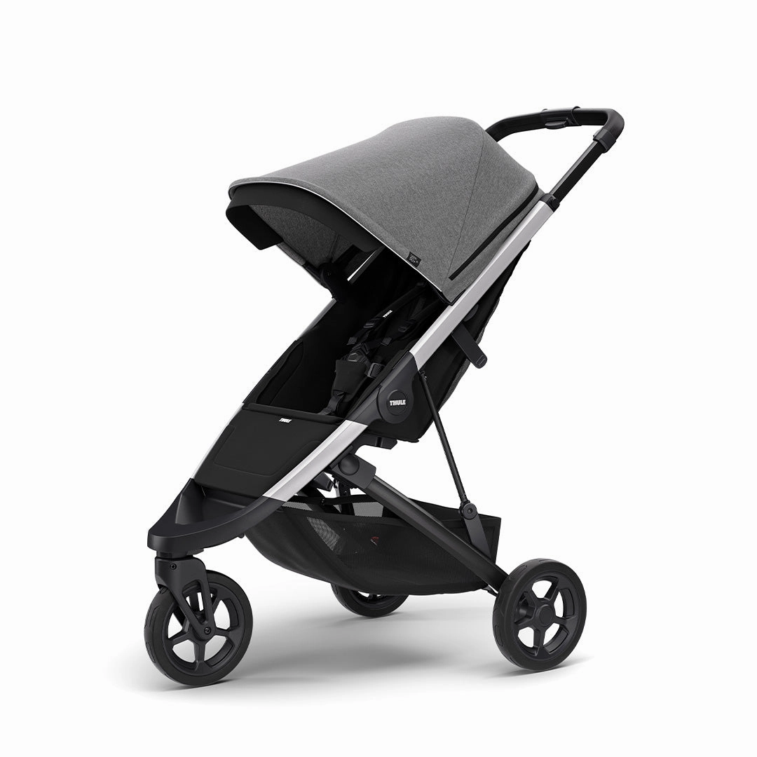[Preloved] Thule Spring City Complete Pushchair - Grey Melange