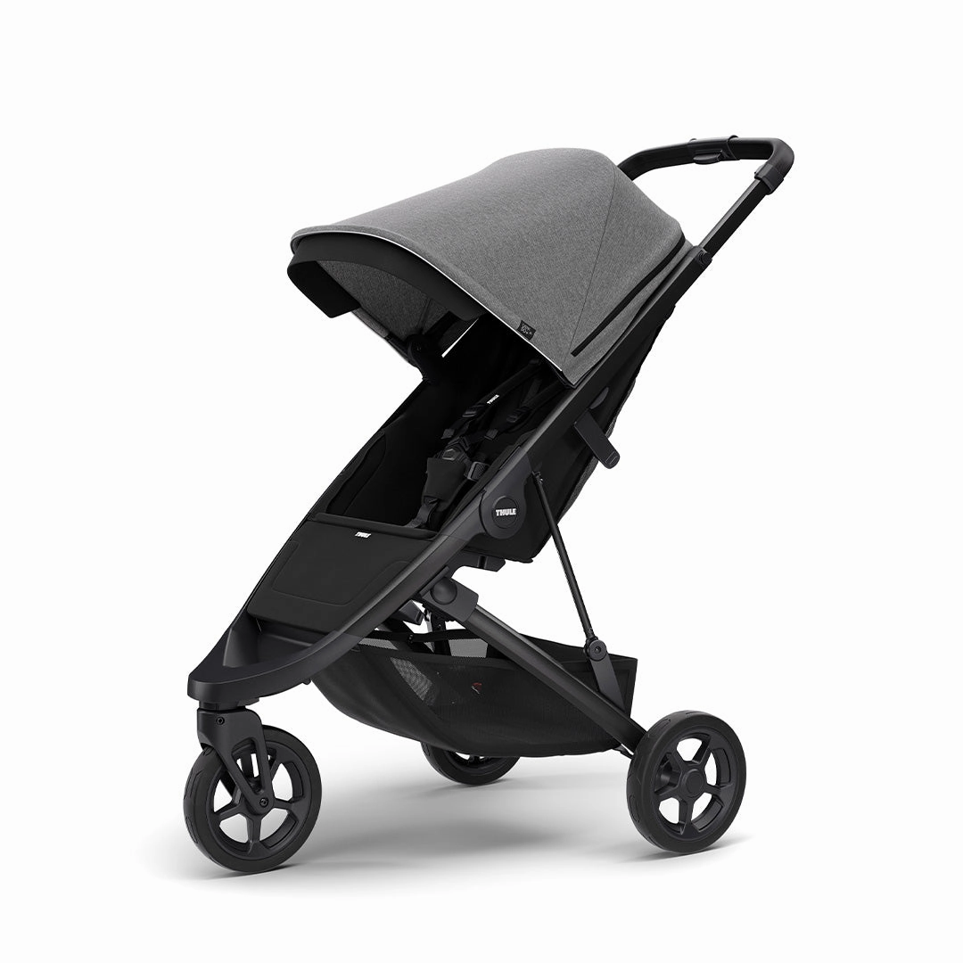 [Preloved] Thule Spring City Complete Pushchair - Grey Melange