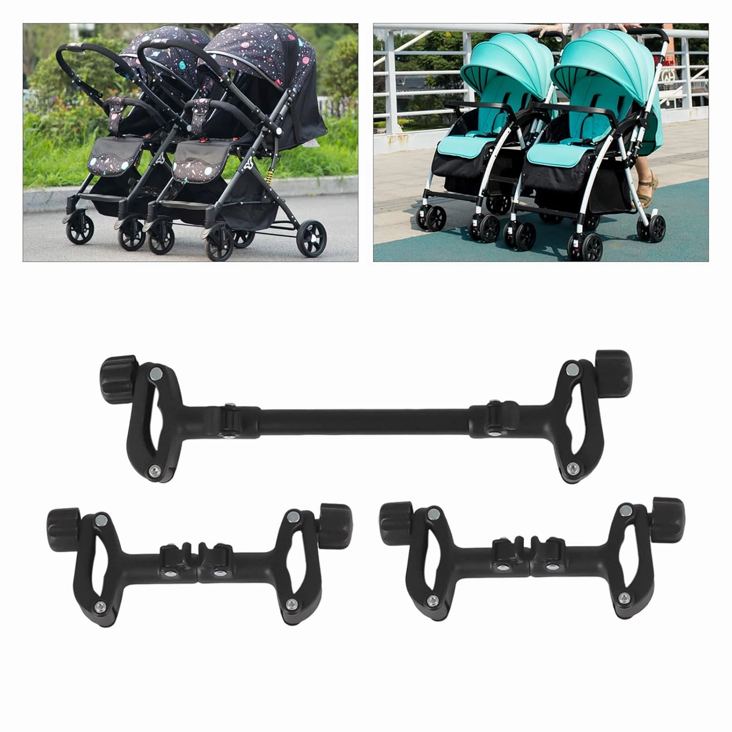 Adjustable Baby Stroller Connectors