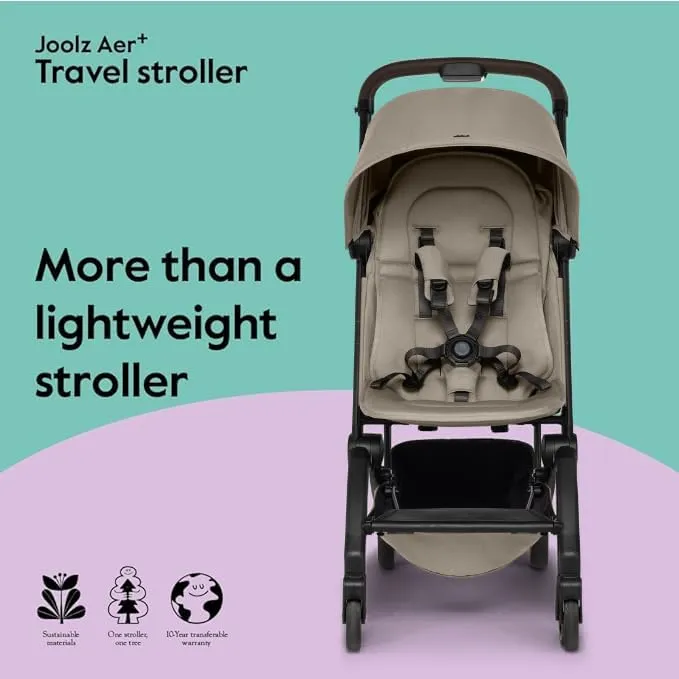 Aer  Stroller & Carrycot - Complete Sandy Taupe