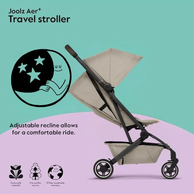 Aer  Stroller & Carrycot - Complete Sandy Taupe