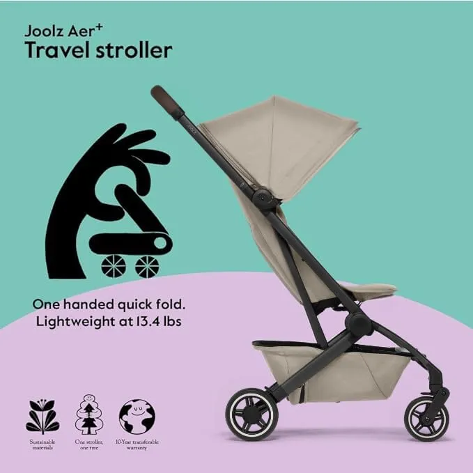 Aer  Stroller & Carrycot - Complete Sandy Taupe