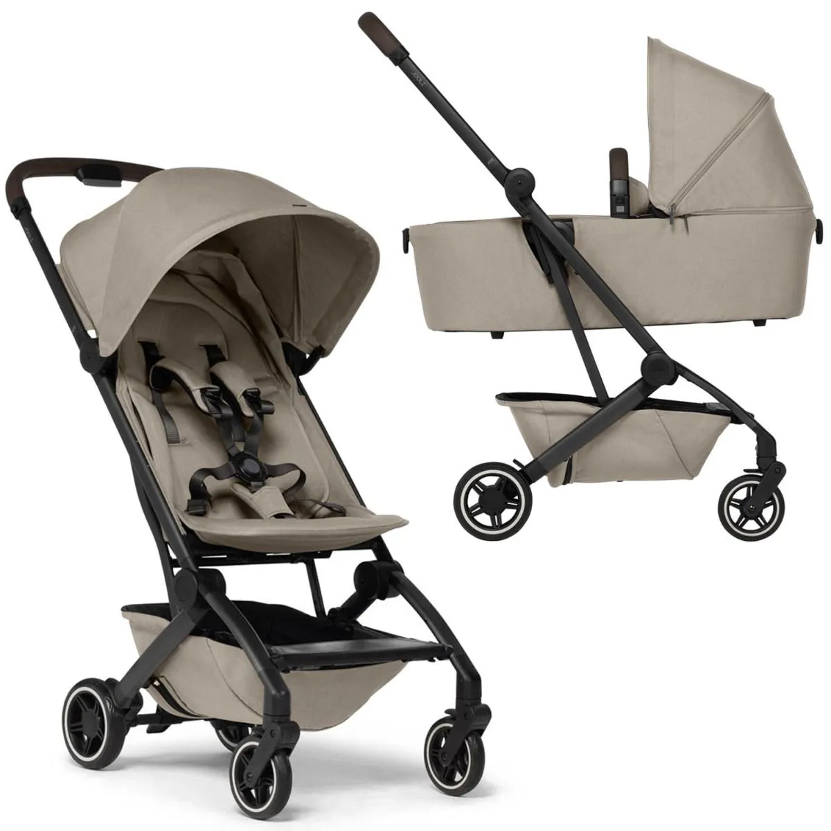 Aer  Stroller & Carrycot - Complete Sandy Taupe