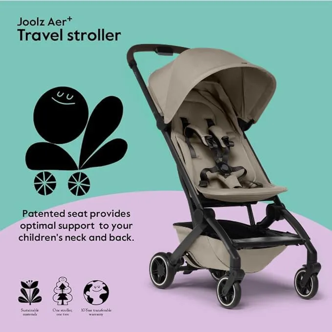 Aer  Stroller & Carrycot - Complete Sandy Taupe