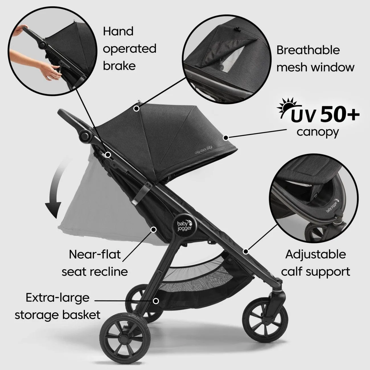 Baby Jogger City Mini GT2 Bundle - Opulent Black