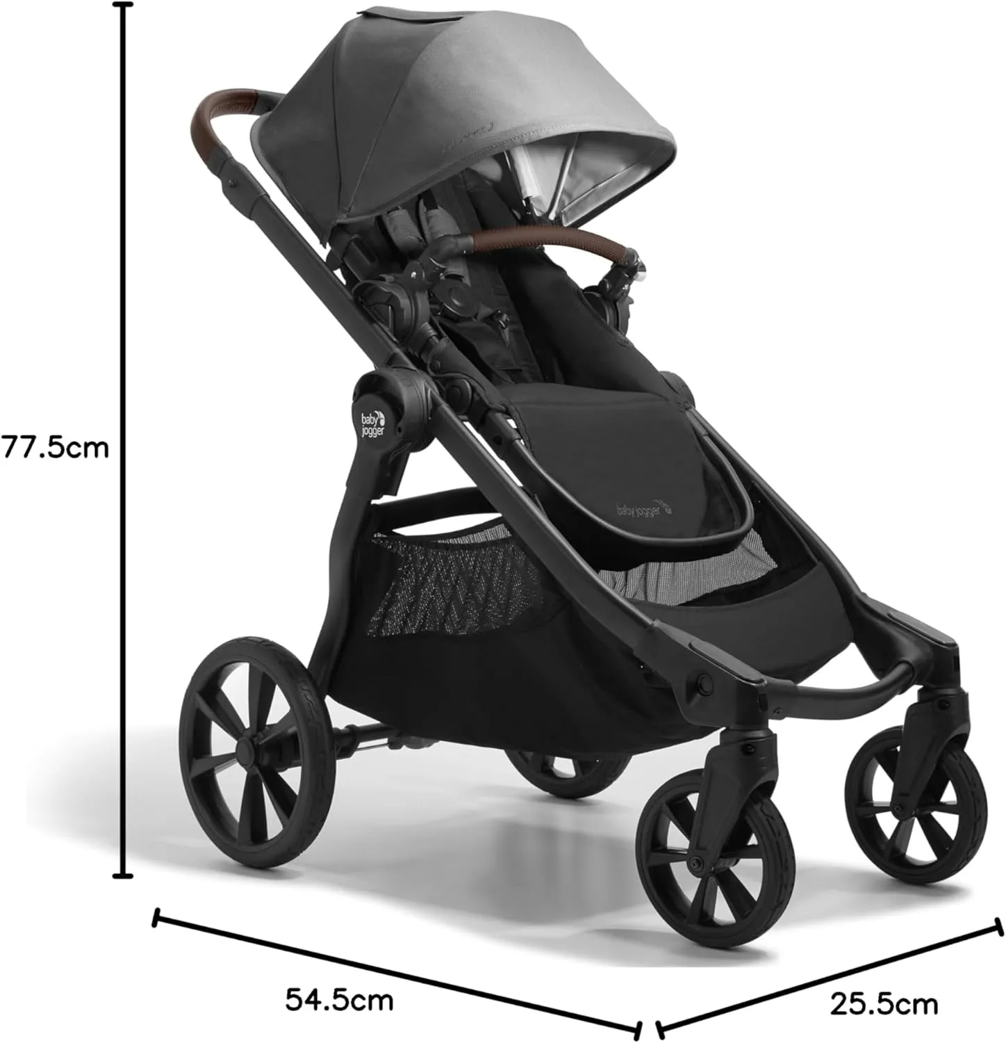 Baby Jogger City Select 2 Eco Stroller with TENCEL Fabric  Modular, Sustainable Comfort
