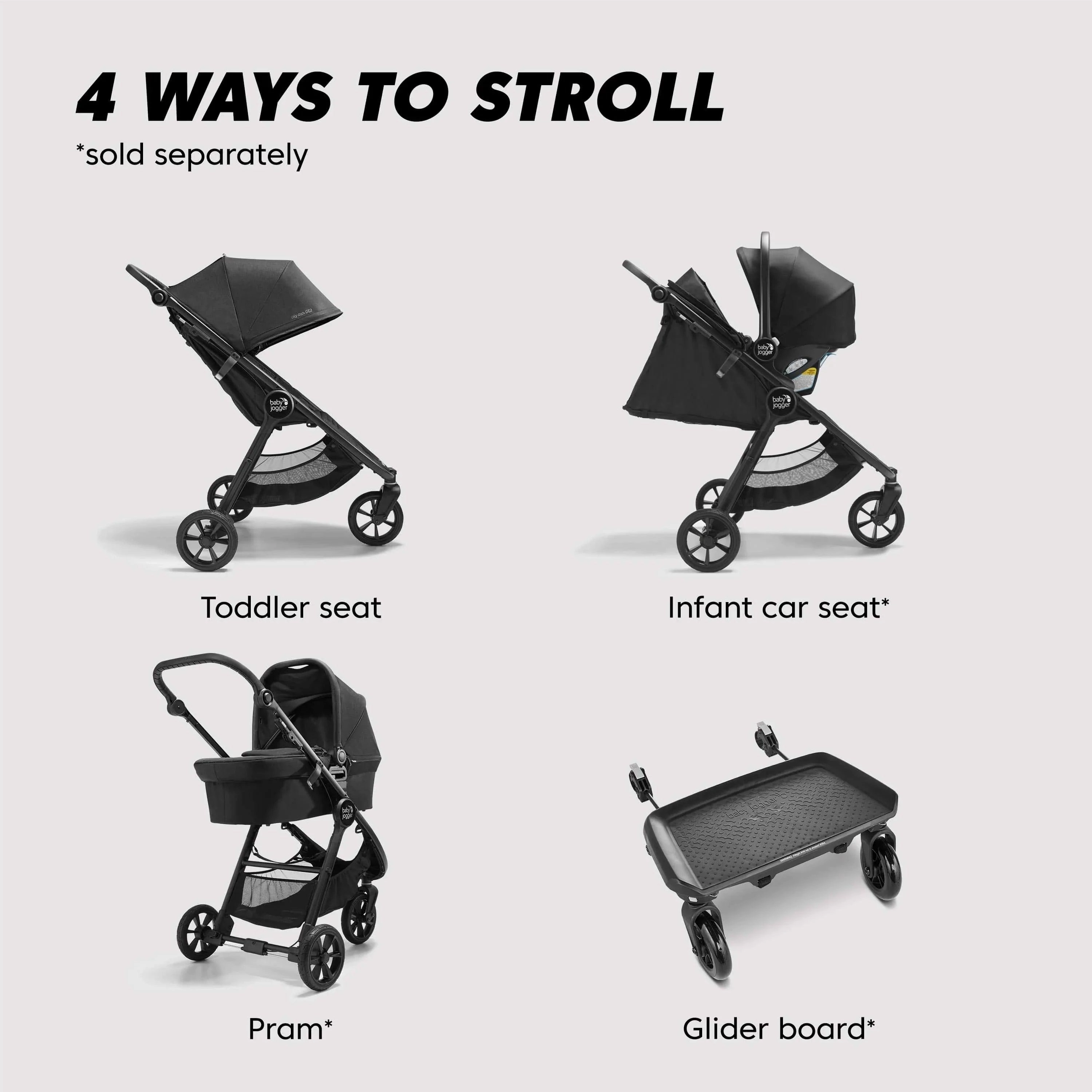 Baby Jogger City Mini GT Stroller and City Go Car Seat
