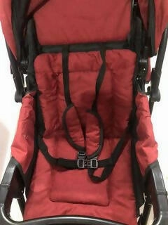 BABYHUG Melody Stroller/Pram With Reversible Handle & Canopy - Maroon