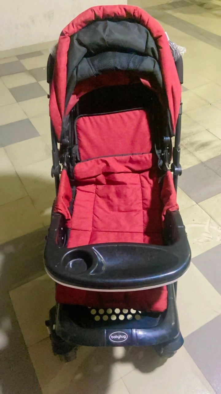BABYHUG Melody Stroller/Pram with Reversible Handle and Canopy