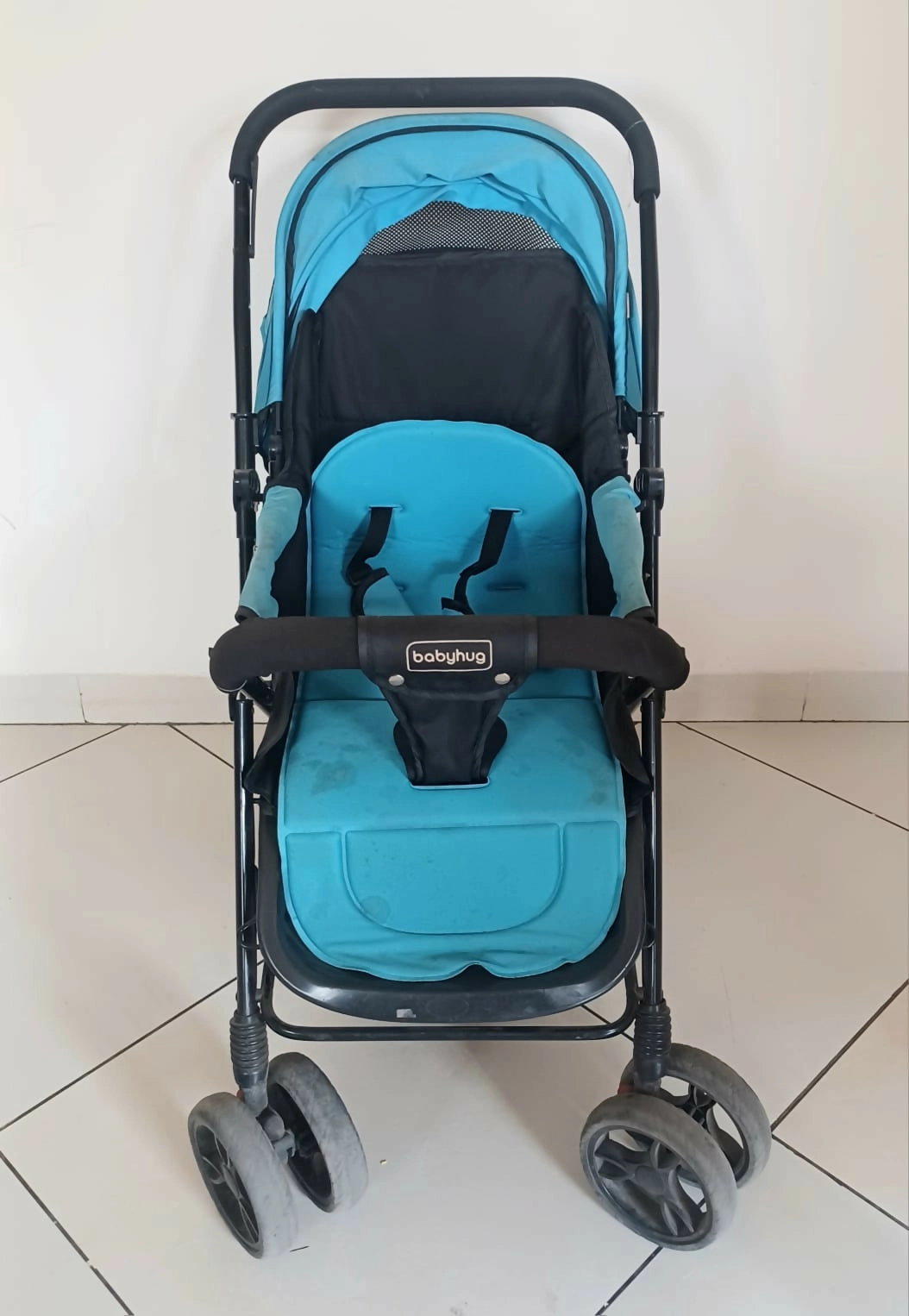 BABYHUG Symphony Stroller/Pram with Reversible Handle and Mosquito Net