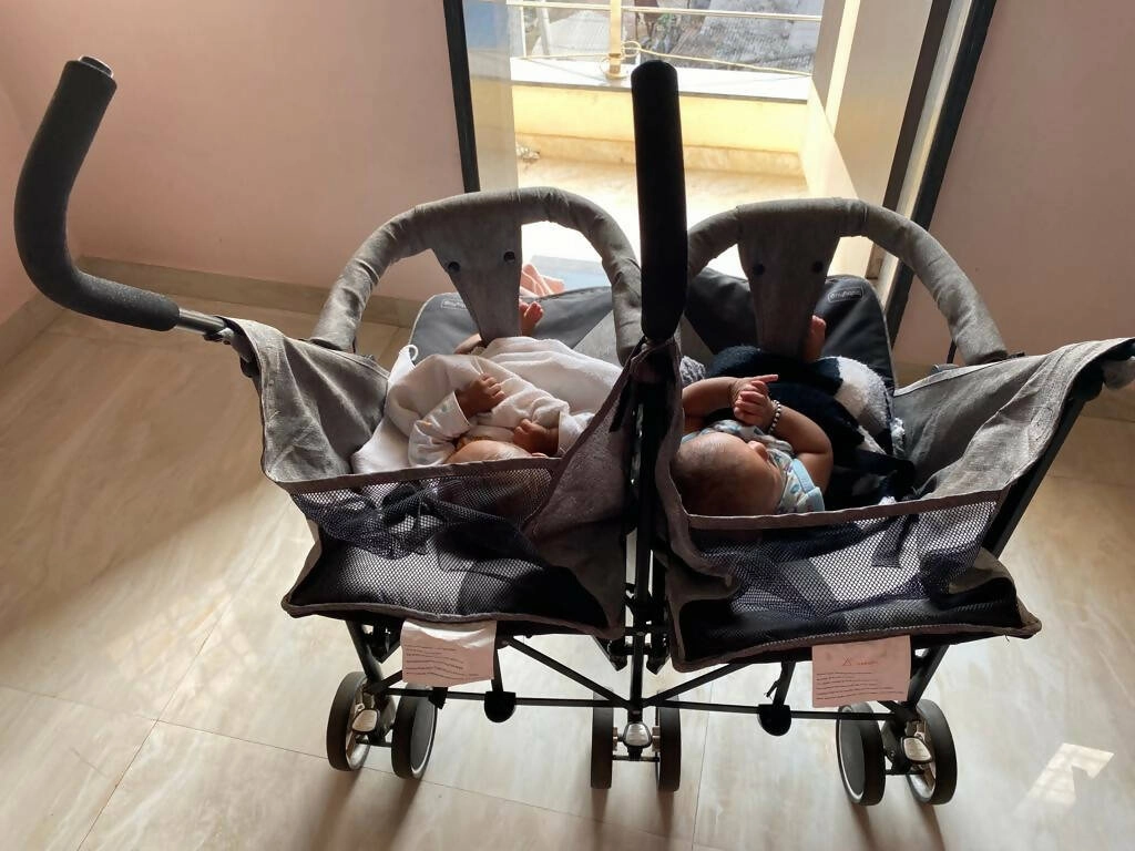 BABYHUG Twin Stroller/Pram for Baby