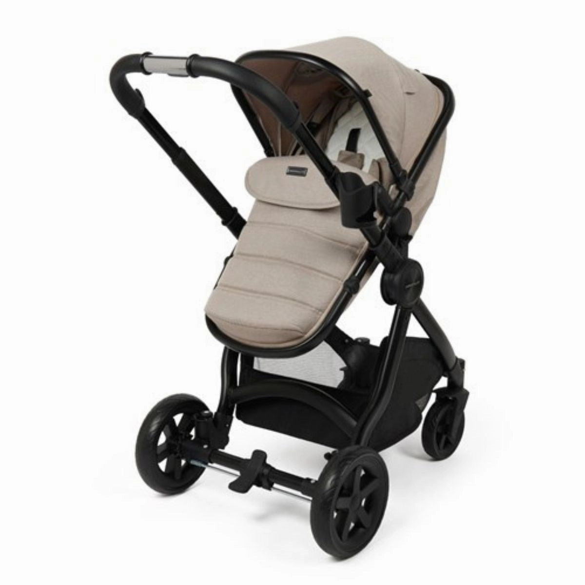 BabyLo Panorama XTi Premium Bundle & Travel System, Almond, Maxi Cosi Kori & Iora