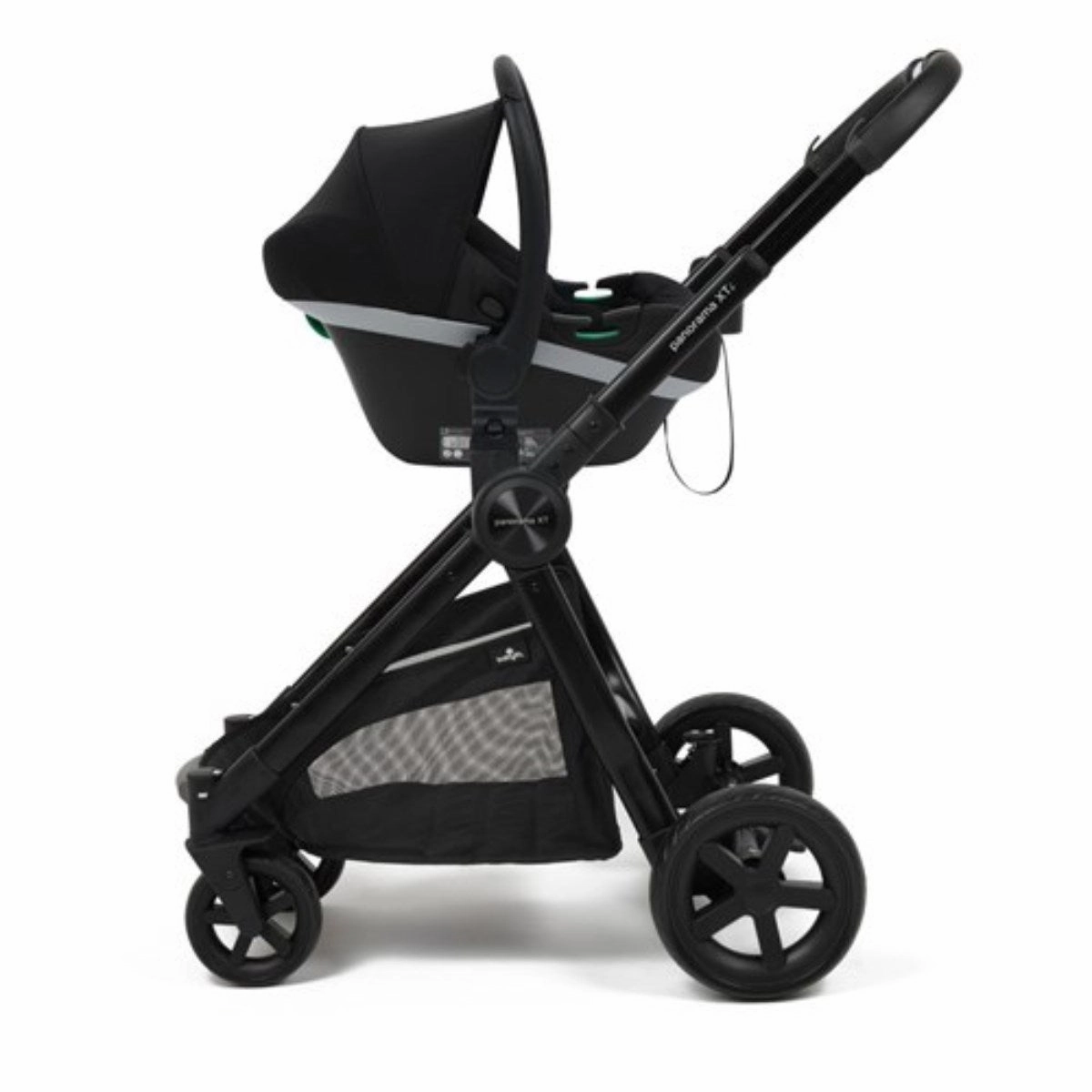 BabyLo Panorama XTi Premium Travel System & Starter Nursery Bundle including Isofix Base 2, Almond