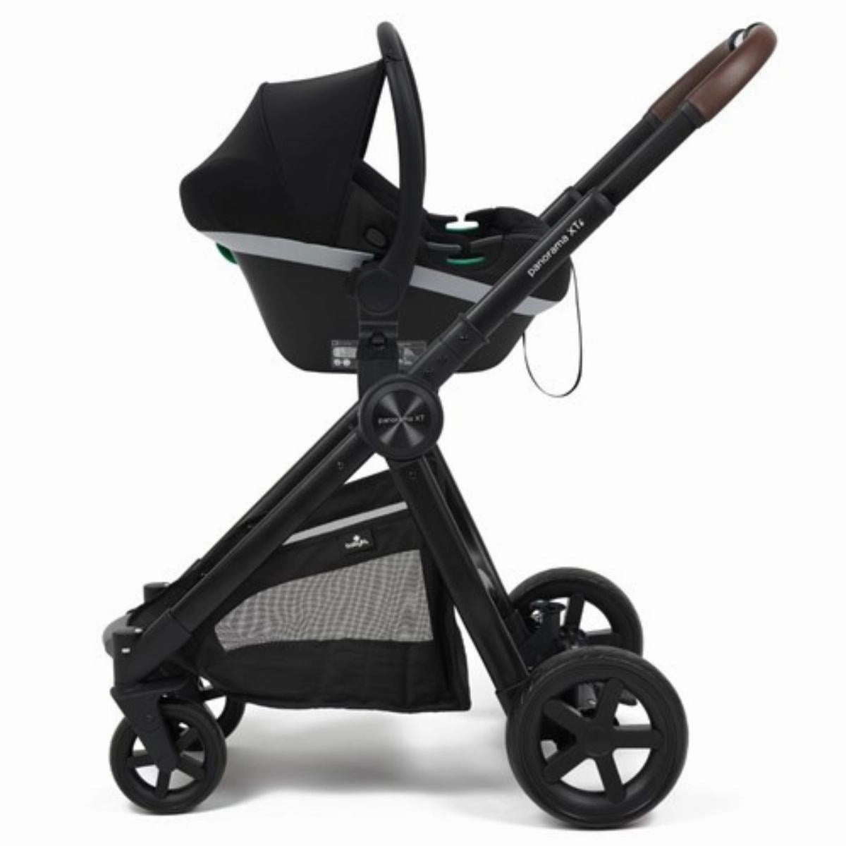 BabyLo Panorama XTi Premium Travel System & Starter Nursery Bundle including Isofix Base 3, Fern Green