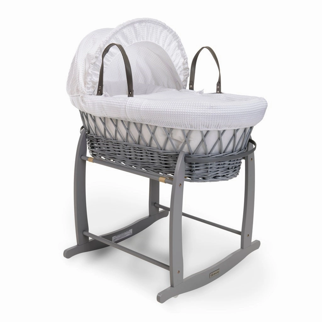 BabyLo Panorama XTi Premium Travel System & Starter Nursery Bundle including Isofix Base 3, Grey on Silver Chassis