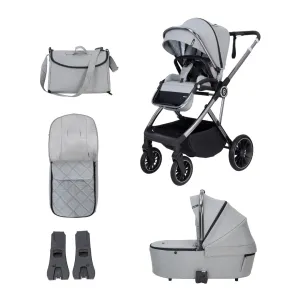 Babymore Chia Pram Pushchair  Pearl Grey