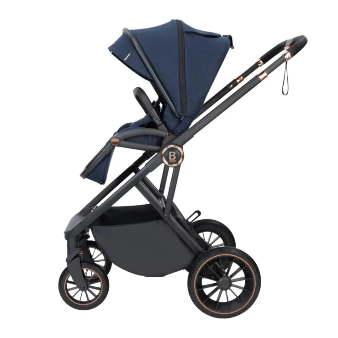 Babymore Chia Travel System Coco with Base  Midnight Blue