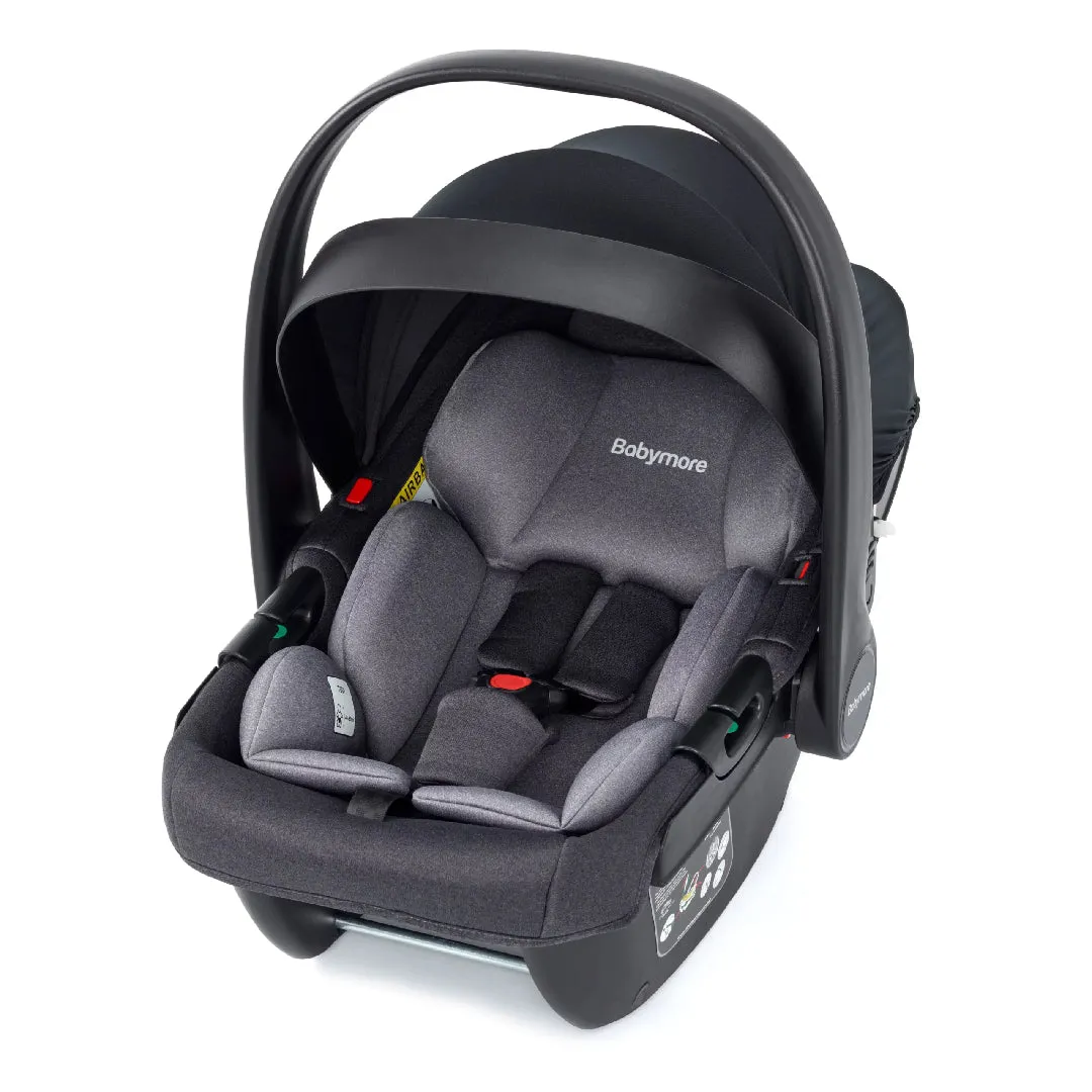 Babymore Chia Travel System Coco with Base  Pearl Grey