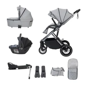 Babymore Chia Travel System Coco with Base  Pearl Grey