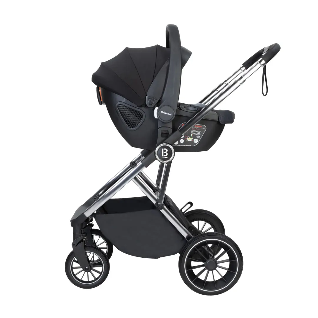 Babymore Chia Travel System Coco with Base  Pearl Grey