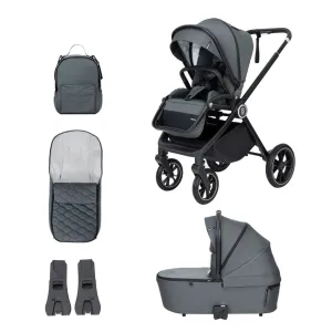 Babymore Kai Pram Pushchair  Forest Grey