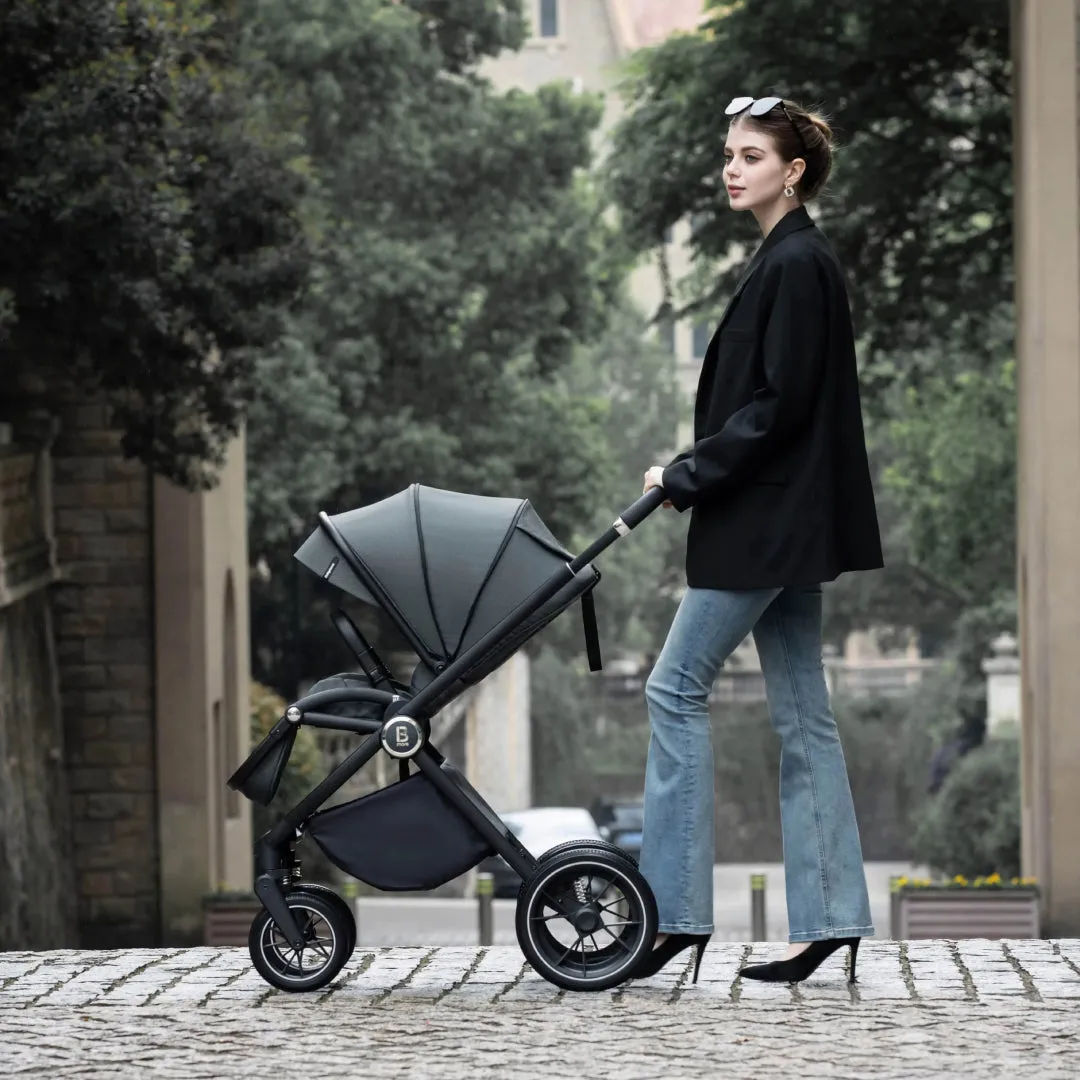 Babymore Kai Travel System Coco with Base  Forest Grey
