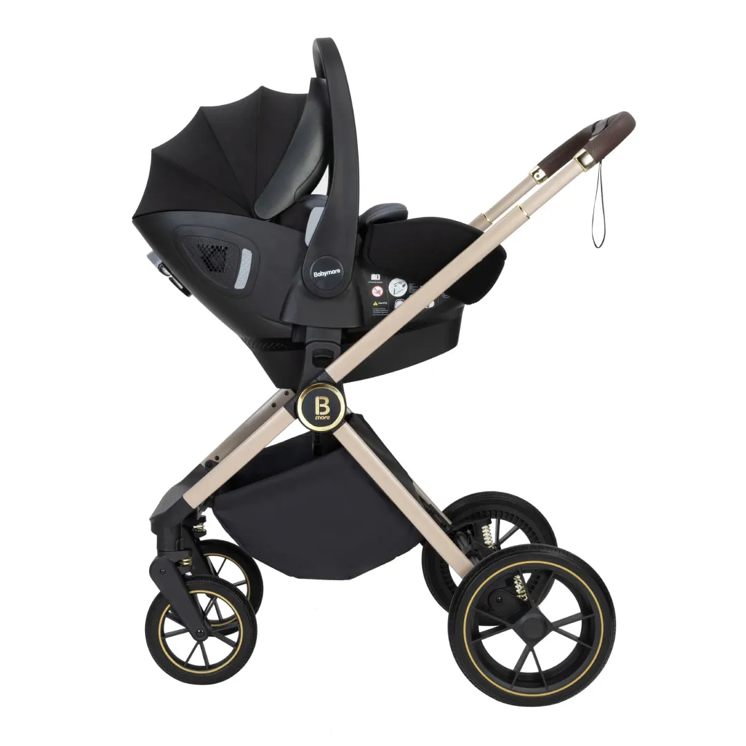 Babymore Kai Travel System Pecan with Base   Forest Grey