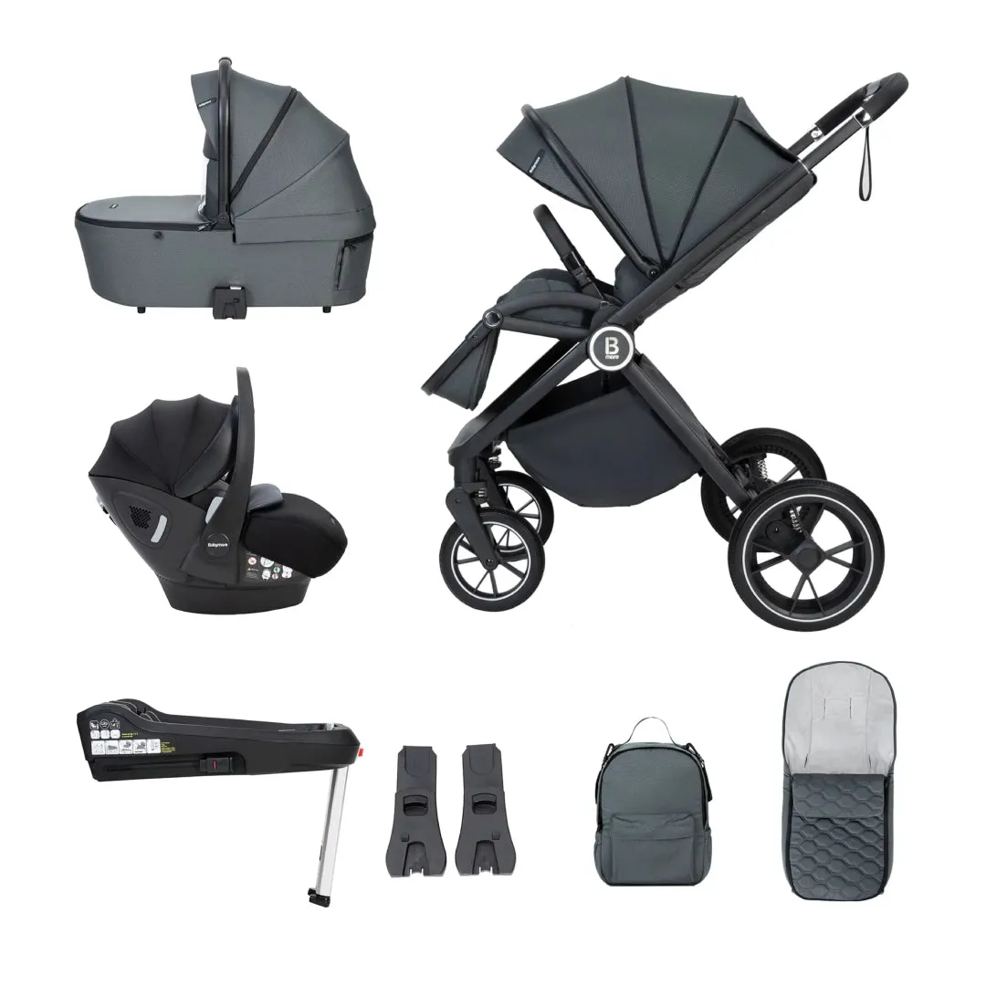 Babymore Kai Travel System Pecan with Base   Forest Grey