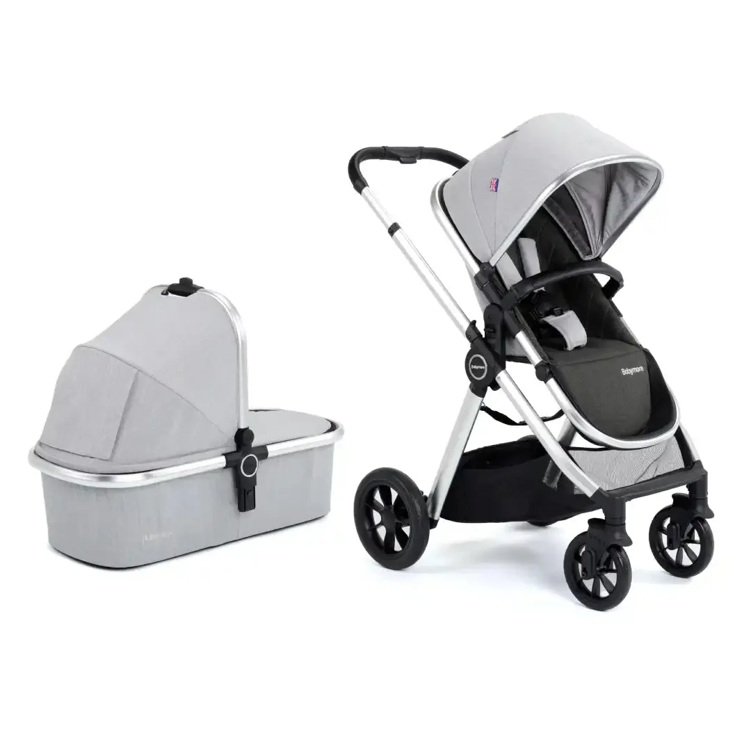 Babymore Memore V2 13 Piece Coco i-Size Car Seat with Isofix Base - Silver