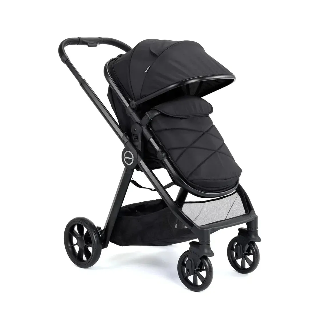 Babymore Mimi Travel System Coco i-Size Car Seat with Isofix Base - Black