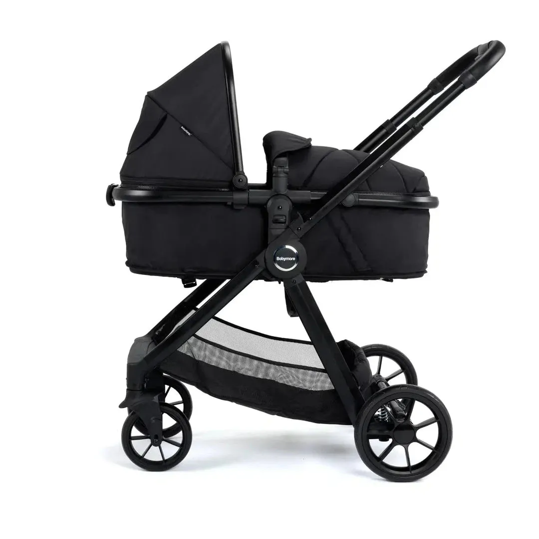 Babymore Mimi Travel System Coco i-Size Car Seat with Isofix Base - Black