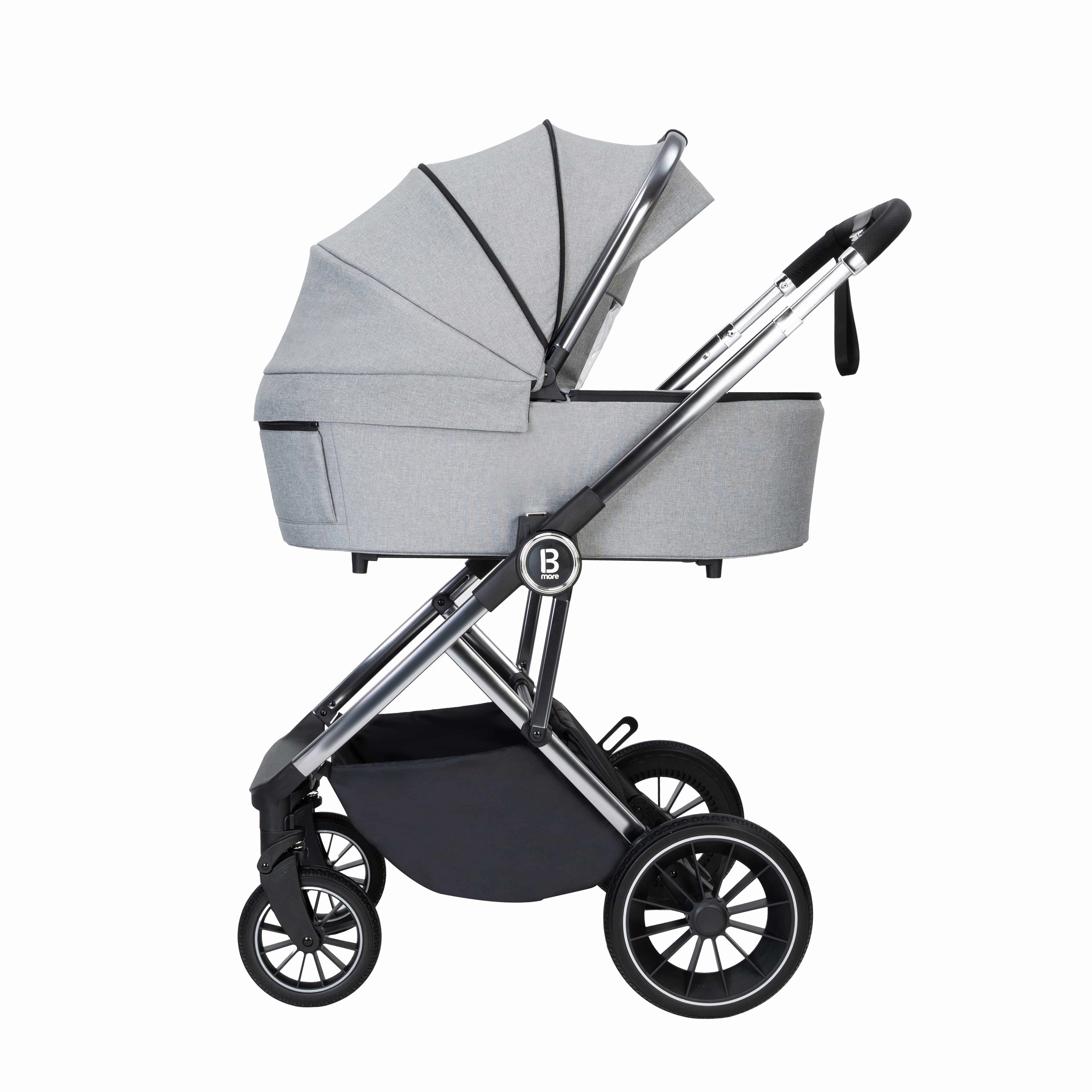 Babymore Chia, (Pecan) Travel System - Pearl Grey