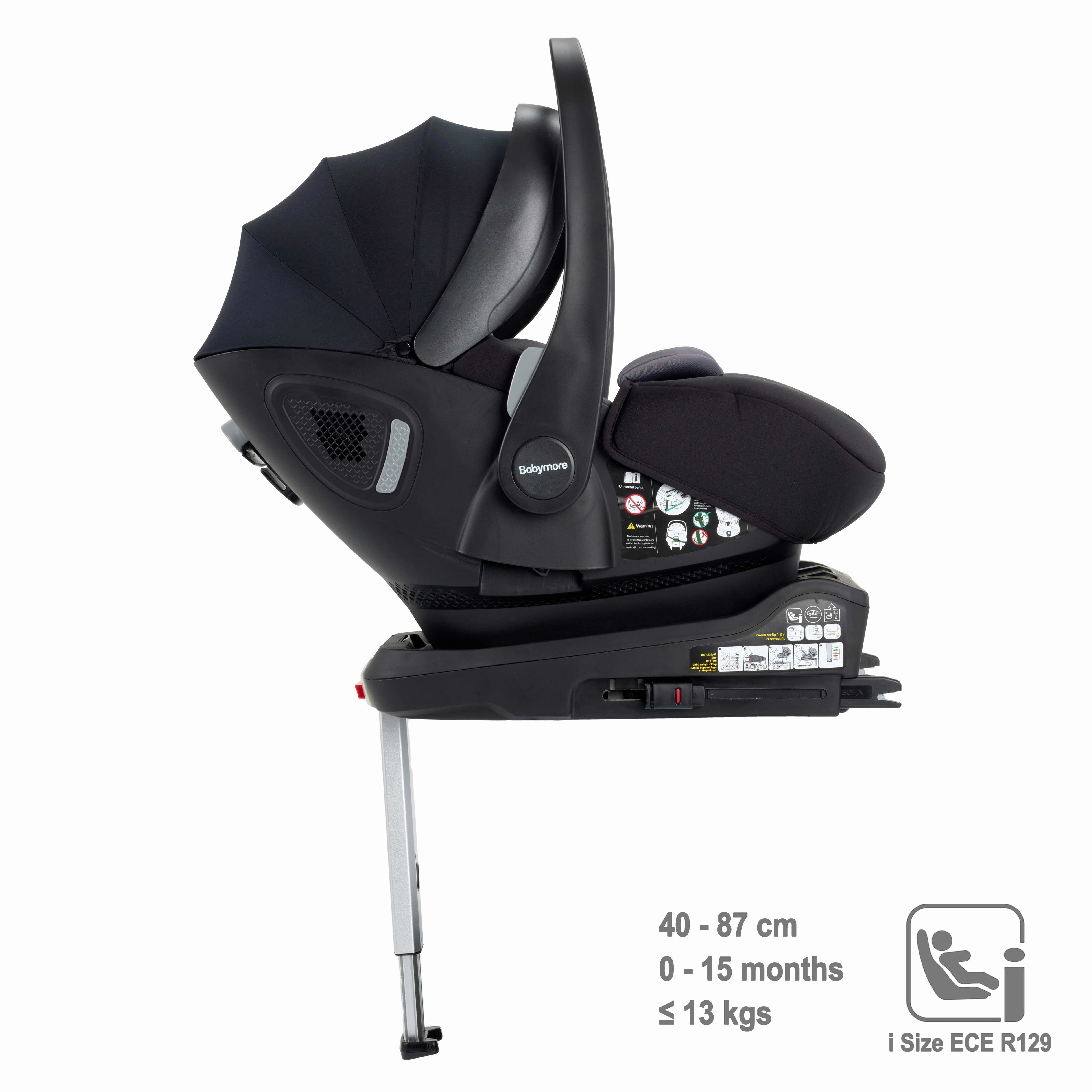 Babymore Chia, (Pecan) Travel System - Pearl Grey