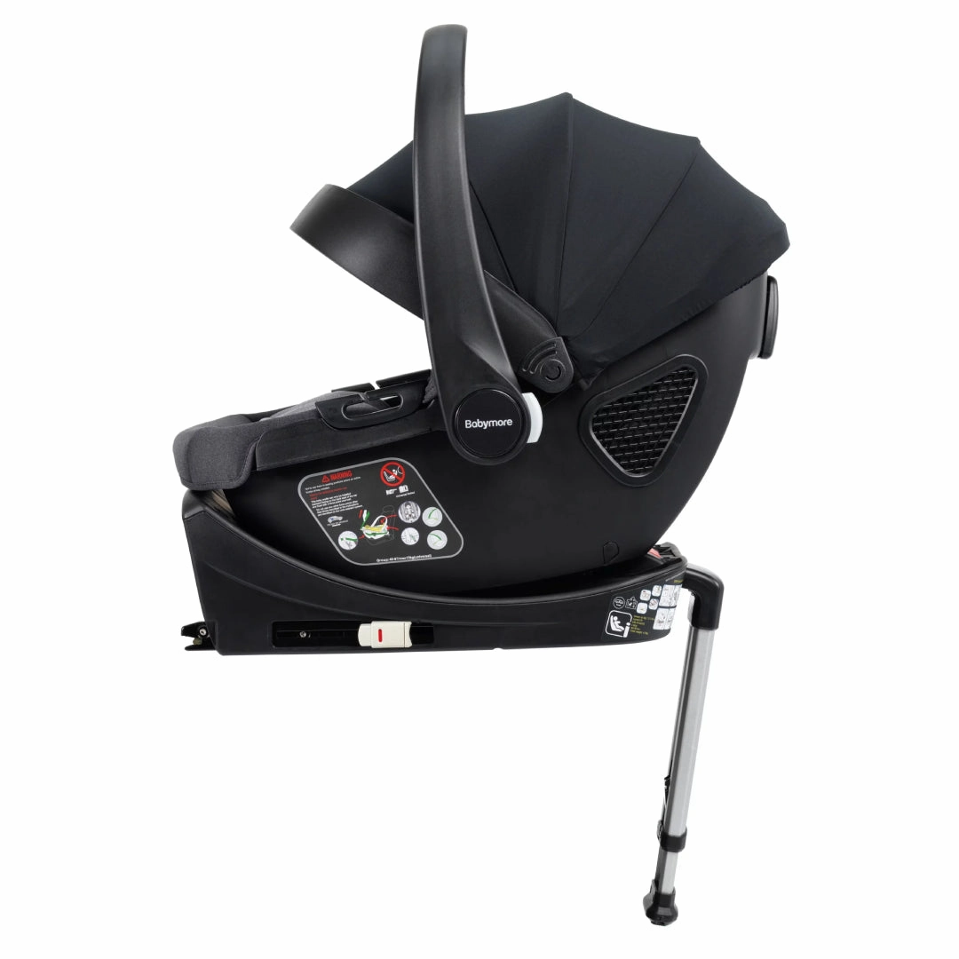 Babymore Chia Travel System Coco with Base  Pearl Grey