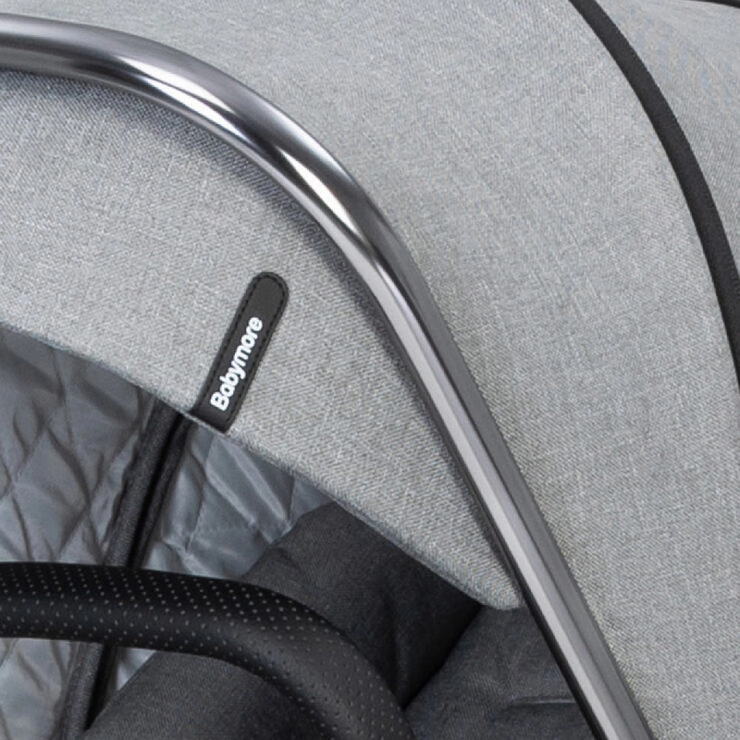 Babymore Chia Travel System Coco with Base  Pearl Grey