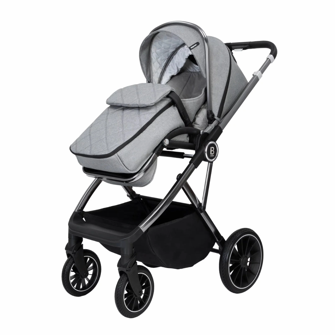 Babymore Chia Travel System Coco with Base  Pearl Grey