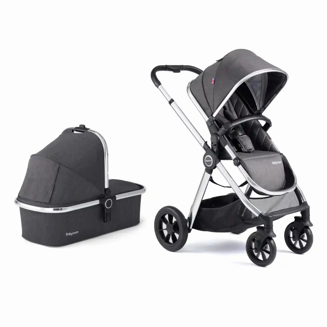 Babymore Memore V2 13 Piece Coco i-Size Car Seat with Isofix Base - Chrome