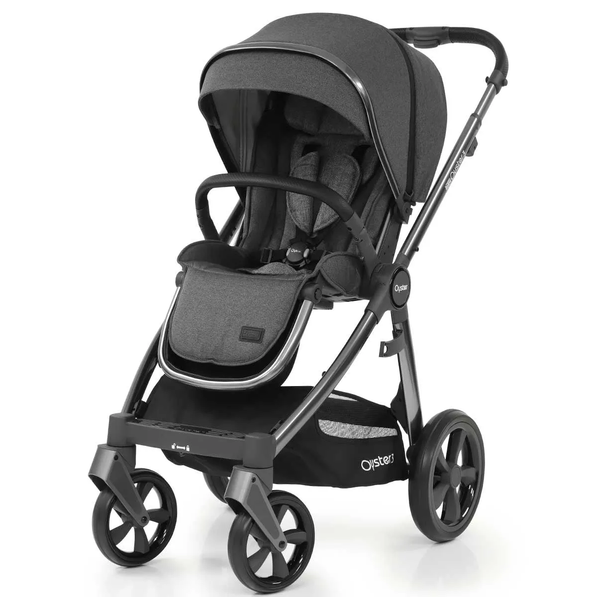 BabyStyle Oyster 3 Essential Cabriofix i-Size Bundle, Fossil