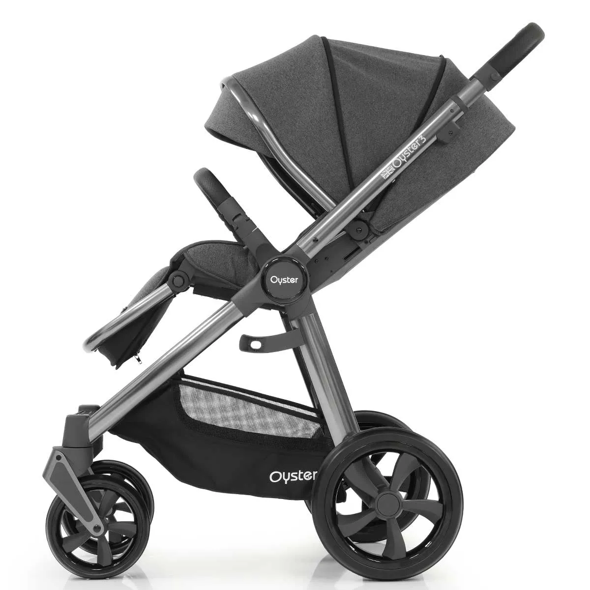 BabyStyle Oyster 3 Essential Cabriofix i-Size Bundle, Fossil