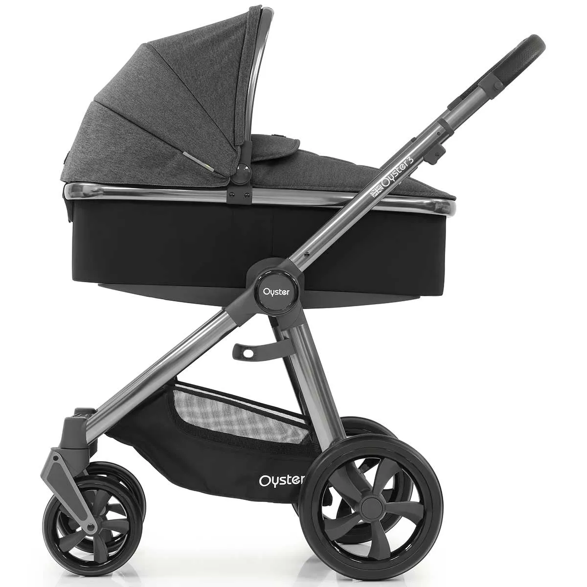 BabyStyle Oyster 3 Essential Cabriofix i-Size Bundle, Fossil