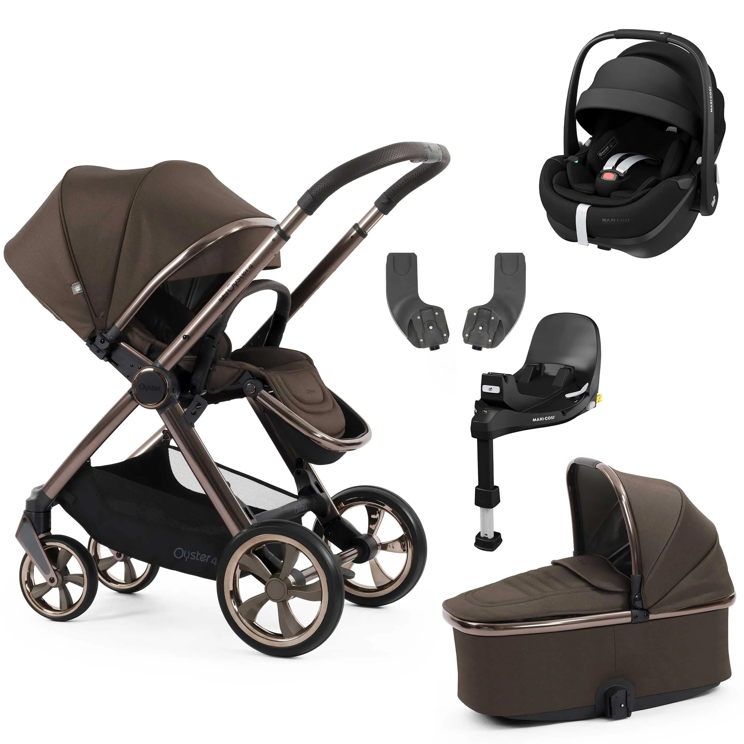 BabyStyle Oyster 4 Essential Bundle - Chocolate Velvet