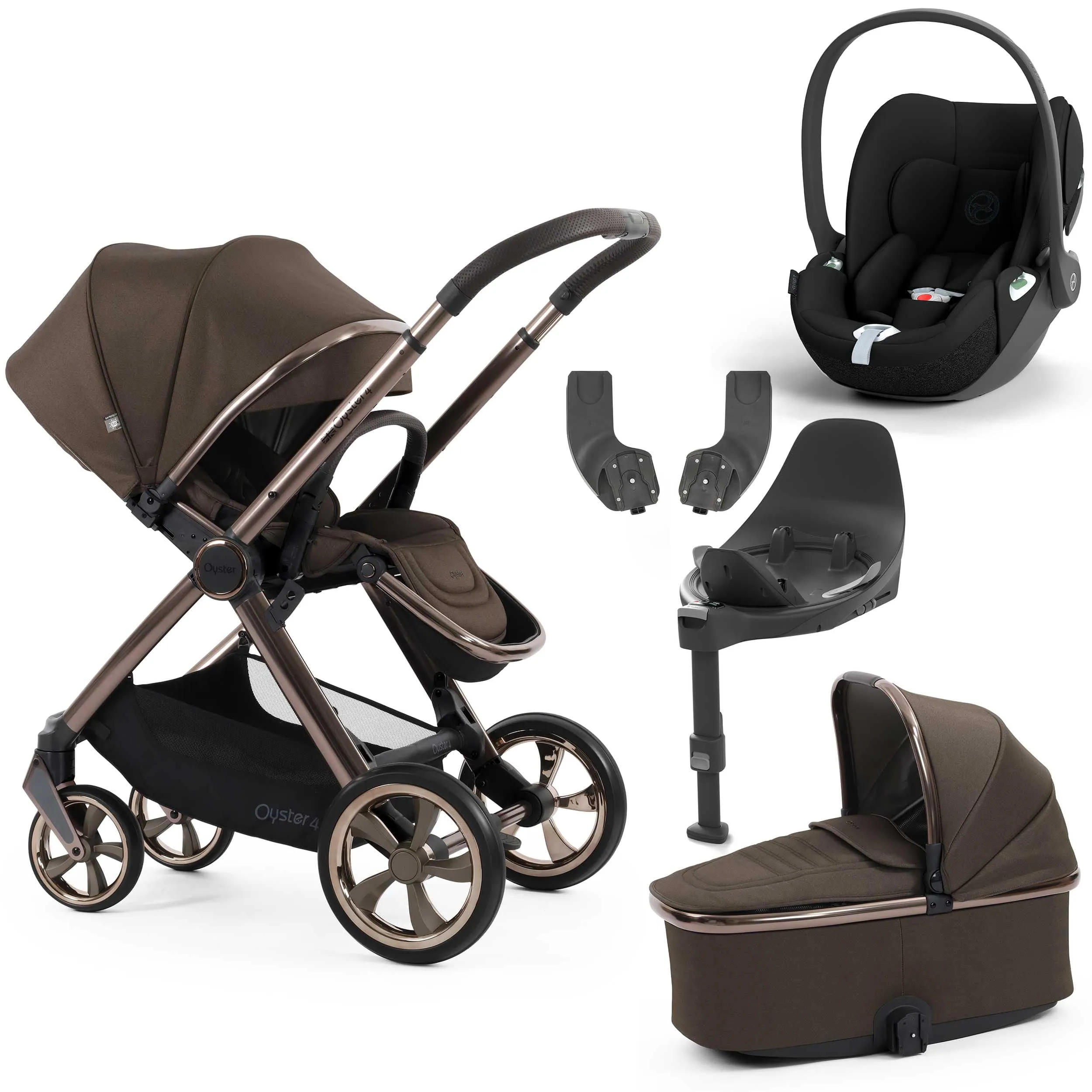 BabyStyle Oyster 4 Essential Bundle - Chocolate Velvet