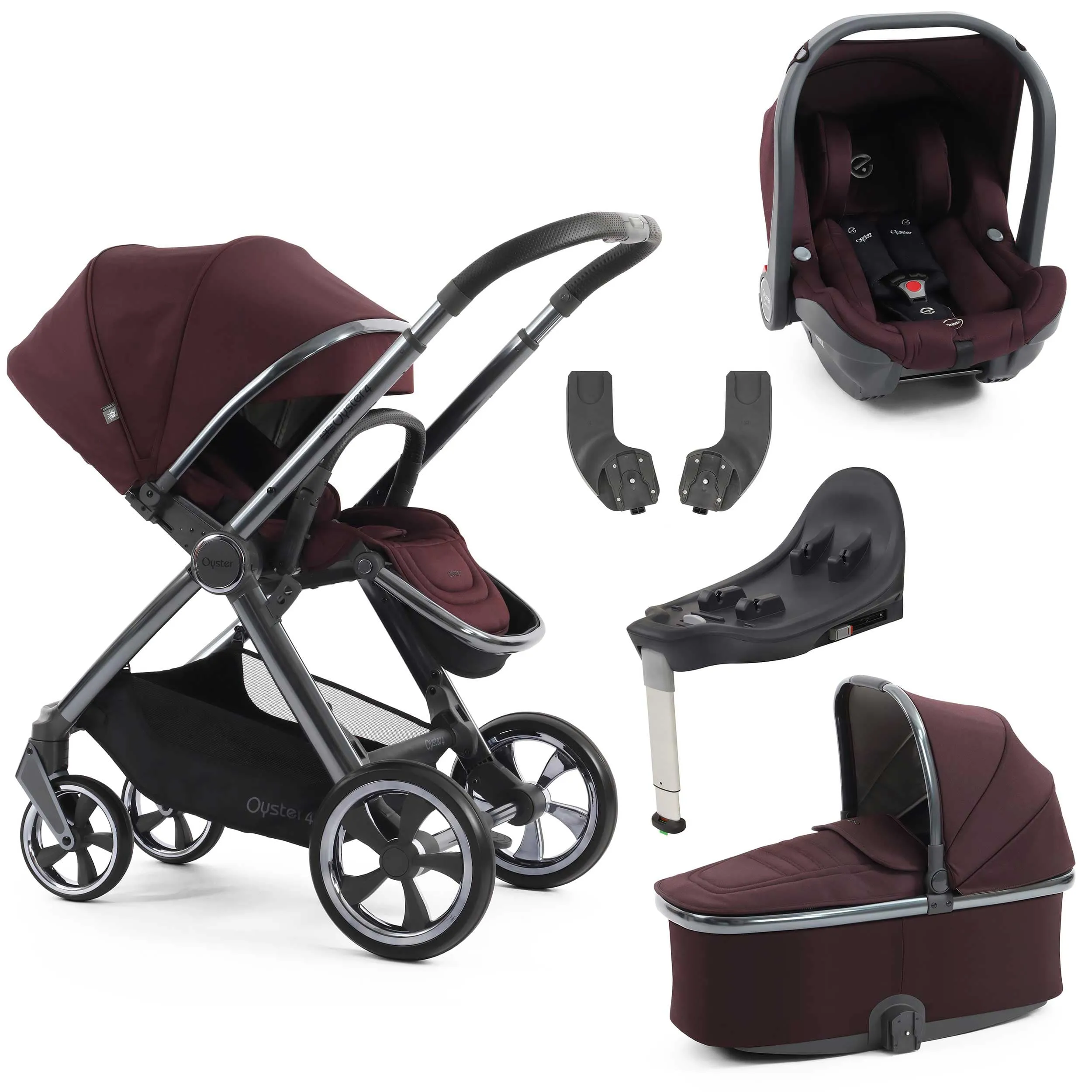 BabyStyle Oyster 4 Essential Bundle - Mulberry