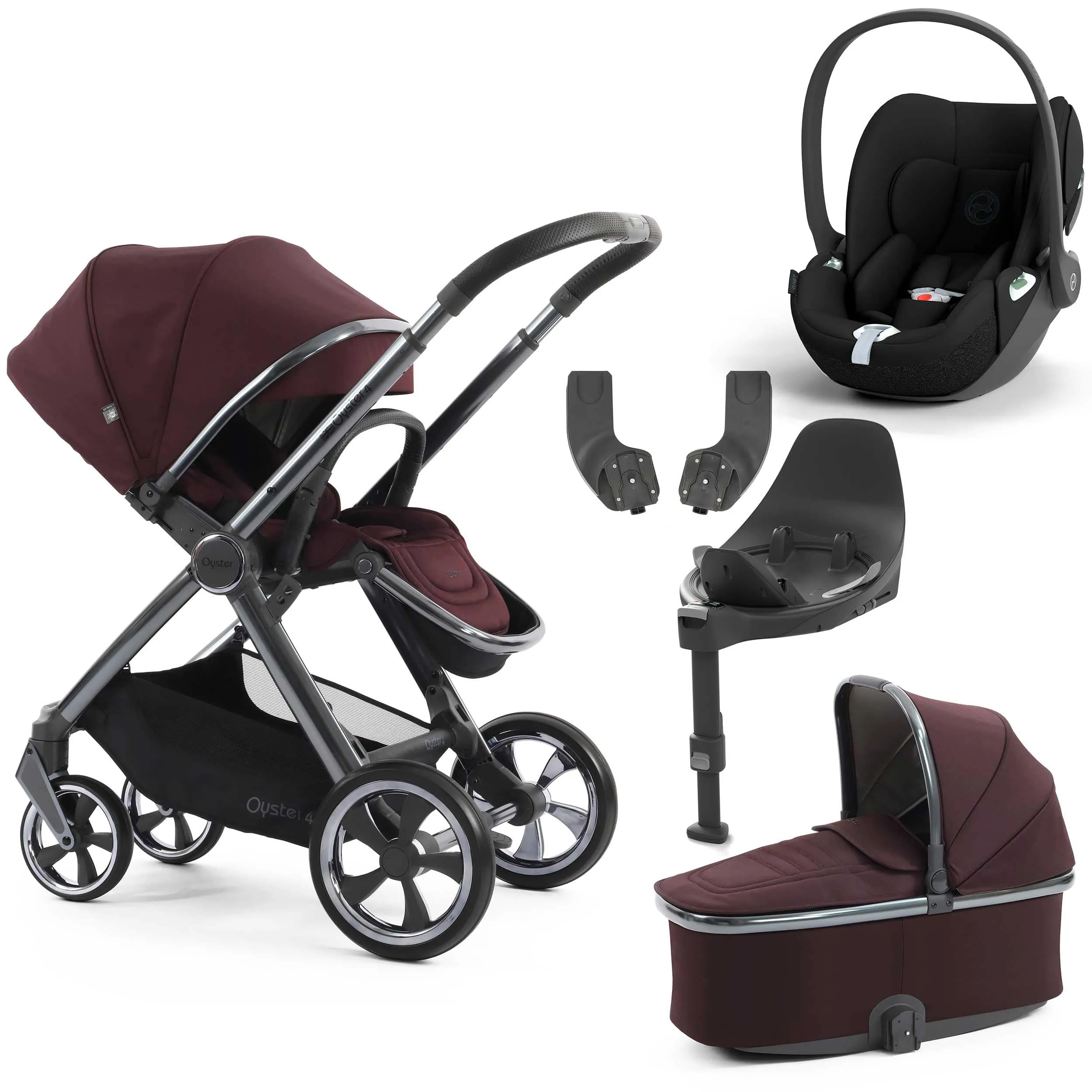 BabyStyle Oyster 4 Essential Bundle - Mulberry