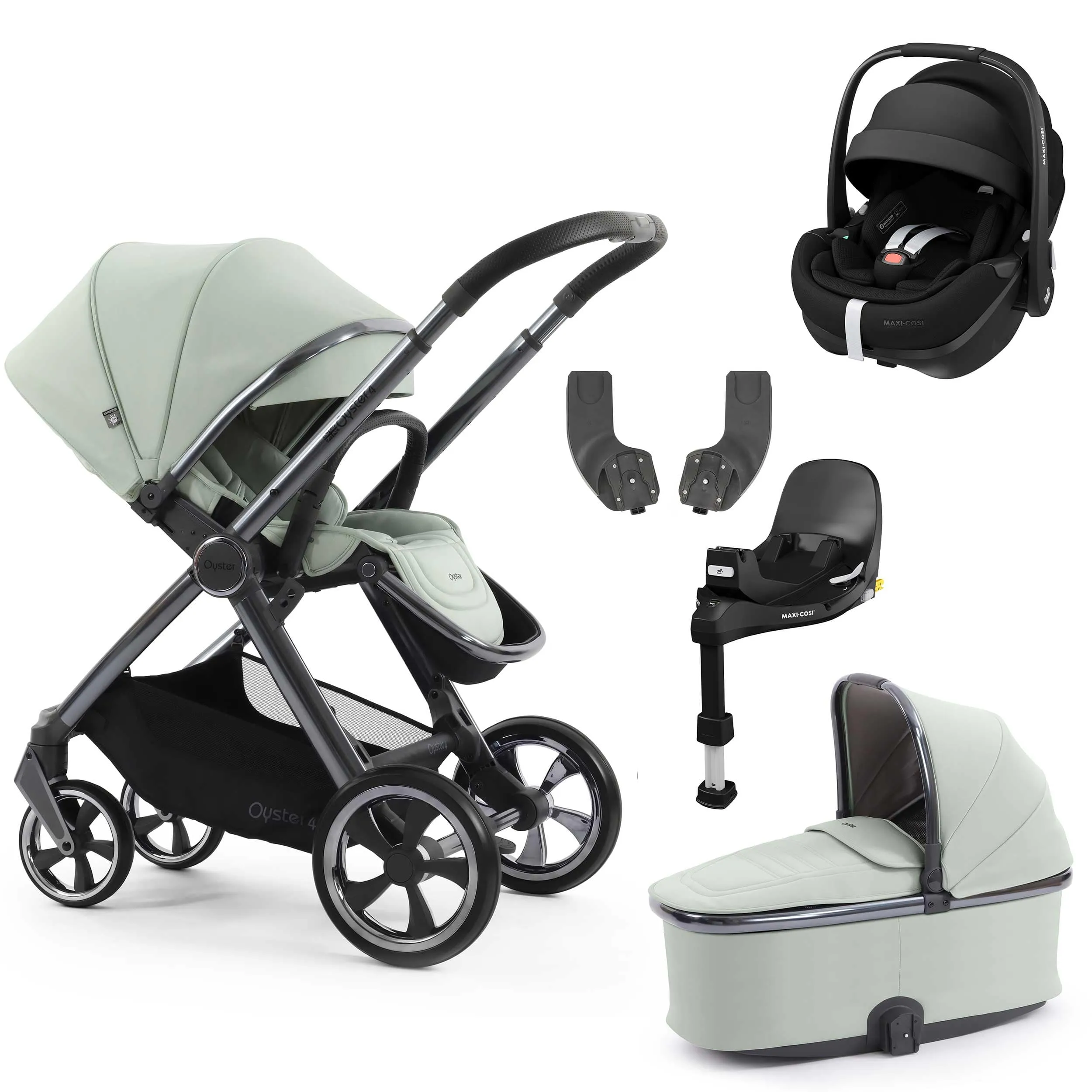 BabyStyle Oyster 4 Essential Bundle - Pistachio