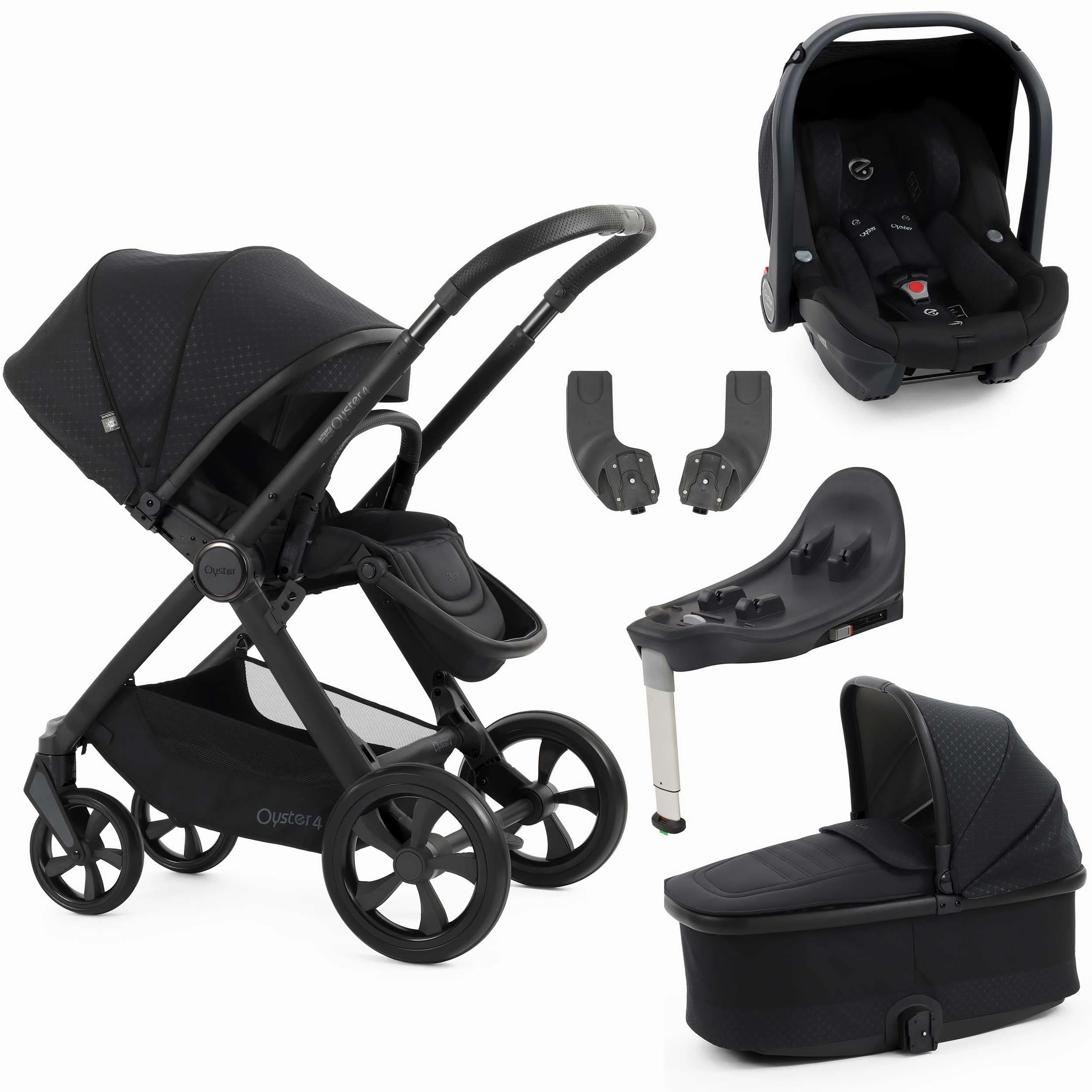 BabyStyle Oyster 4 Essential Bundle - Raven